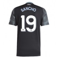 Aston Villa Jadon Sancho #19 Vonkajší futbalový dres 2025-26 Krátky Rukáv